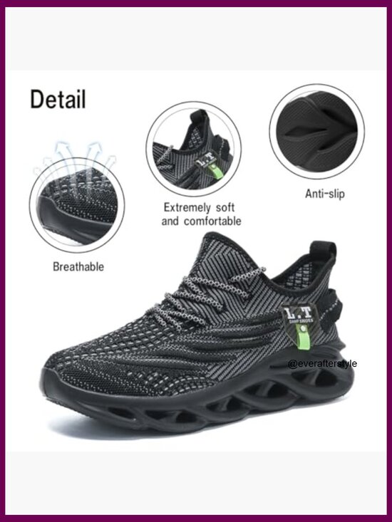 Lightweight Breathable Running Shoes Non Slip Athletic Sneakers main image 4